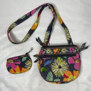 Vera Bradley Jazzy Blooms Crossbody & ID Coin Purse